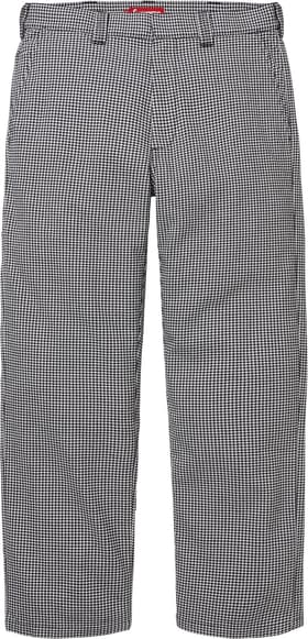 Supreme Work Pant White Houndstooth