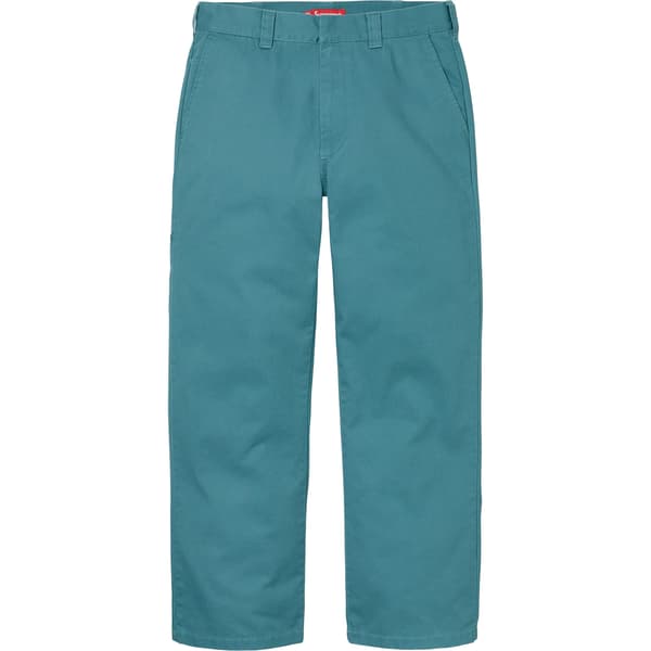 Supreme Work Pant - Work Green (front)