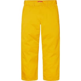 Supreme Work Pant Yellow