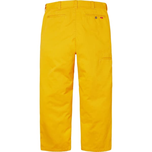 Supreme Work Pant - Yellow (front)
