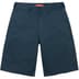 Supreme Work Short - Light Navy (front)