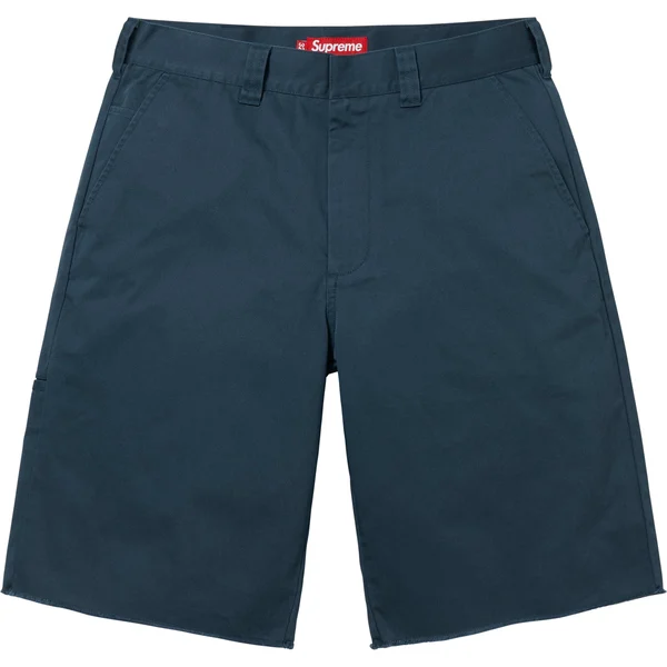 Supreme Work Short - Light Navy (front)