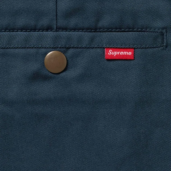 Supreme Work Short - Light Navy (front)