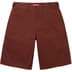 Supreme Work Short - Mahogany (front)