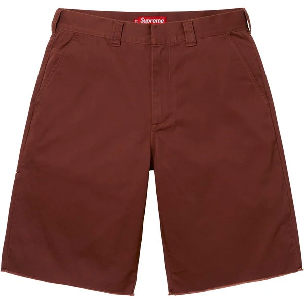 Supreme Work Short - Mahogany (front)