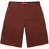 Supreme Work Short - Mahogany (front)