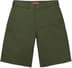 Supreme Work Short - Olive Houndstooth (front)