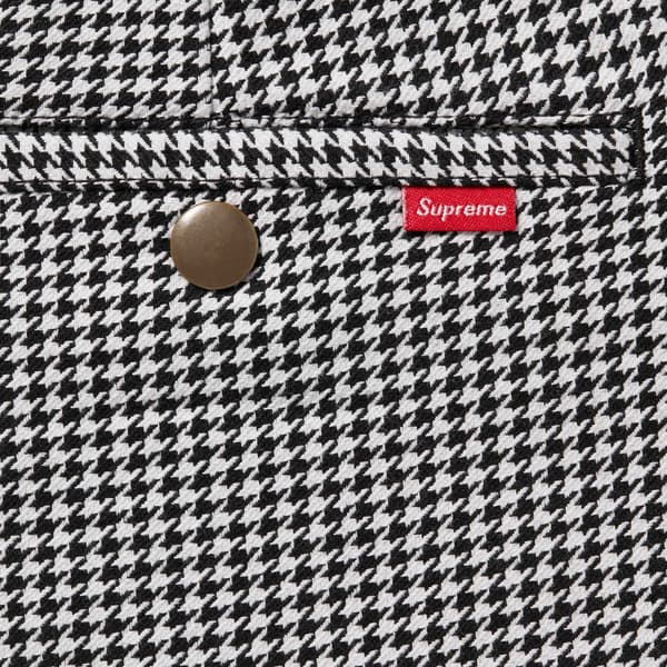 Supreme Work Short - White Houndstooth (front)