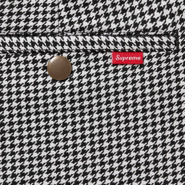 Supreme Work Short - White Houndstooth (front)