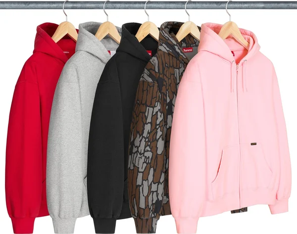 Supreme Work Zip Up Hooded Sweatshirt - Product Image