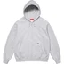 Supreme Work Zip Up Hooded Sweatshirt - Ash Grey (front)