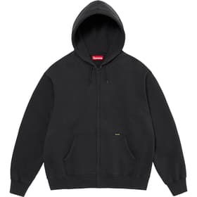 Supreme Work Zip Up Hooded Sweatshirt Black