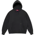 Supreme Work Zip Up Hooded Sweatshirt - Black (front)