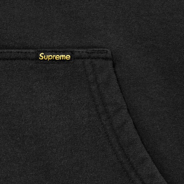 Supreme Work Zip Up Hooded Sweatshirt - Black (front)
