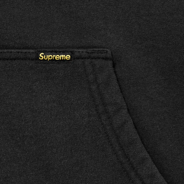 Supreme Work Zip Up Hooded Sweatshirt - Black (front)