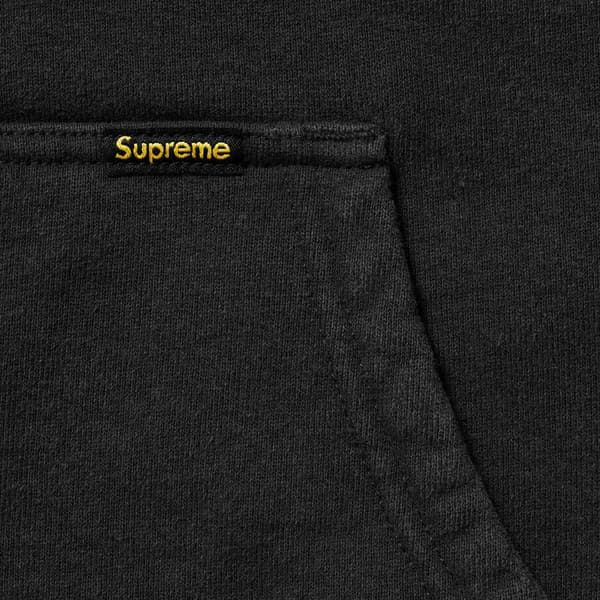 Supreme Work Zip Up Hooded Sweatshirt - Black (front)