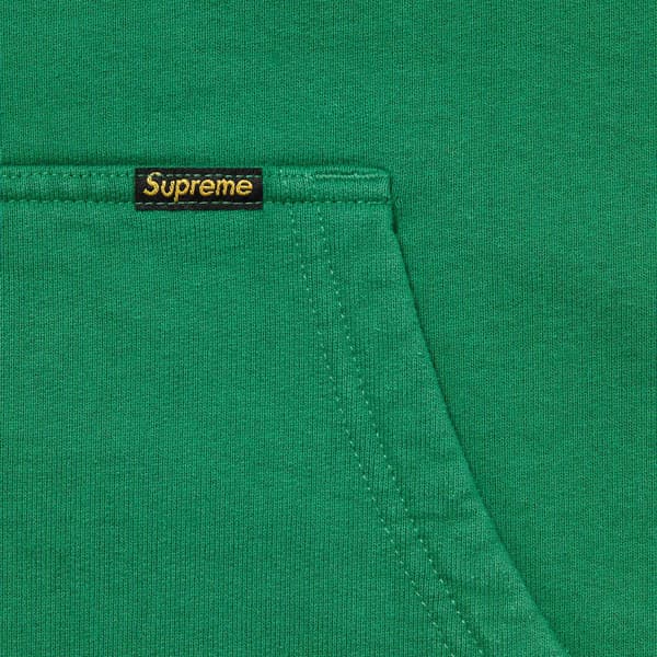 Supreme Work Zip Up Hooded Sweatshirt - Green (front)