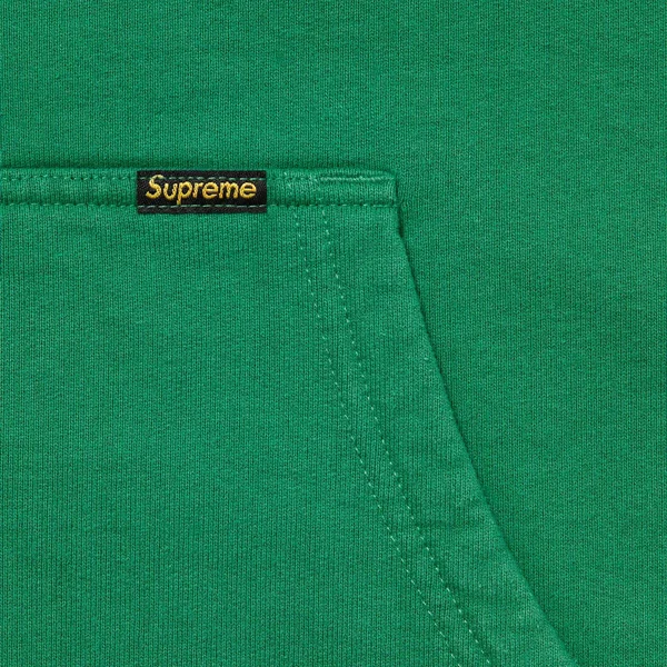 Supreme Work Zip Up Hooded Sweatshirt - Green (front)