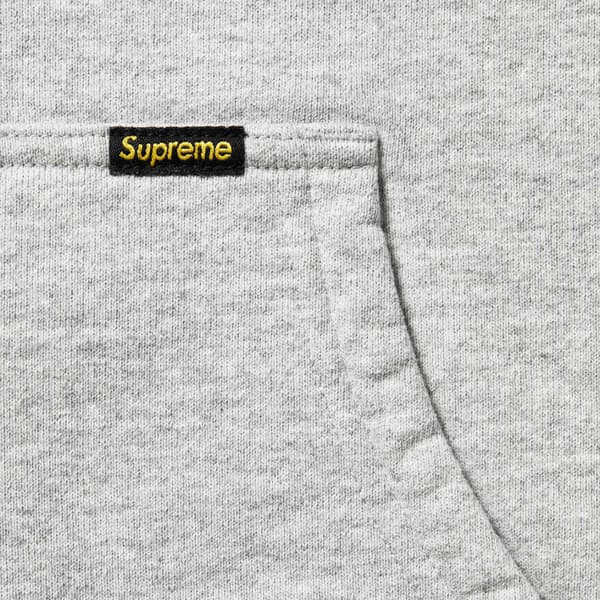 Supreme Work Zip Up Hooded Sweatshirt - Heather Grey (front)