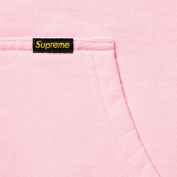 Supreme Work Zip Up Hooded Sweatshirt - Light Pink (front)