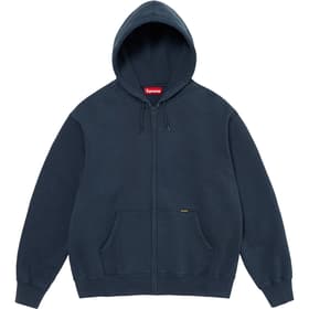 Supreme Work Zip Up Hooded Sweatshirt Navy