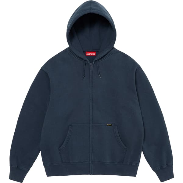 Supreme Work Zip Up Hooded Sweatshirt - Navy (front)