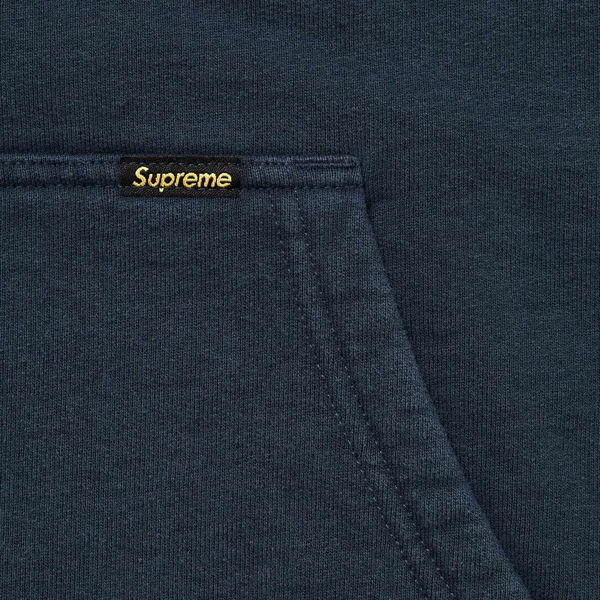 Supreme Work Zip Up Hooded Sweatshirt - Navy (front)