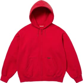 Supreme Work Zip Up Hooded Sweatshirt Red