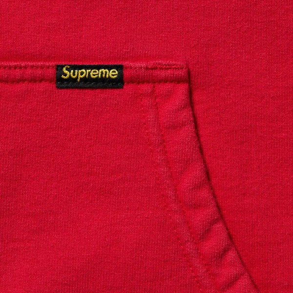 Supreme Work Zip Up Hooded Sweatshirt - Red (front)