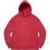 Supreme World Famous Micro Hooded Sweatshirt - Dark Red (front)