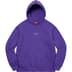Supreme World Famous Micro Hooded Sweatshirt - Purple (front)
