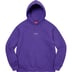 Supreme World Famous Micro Hooded Sweatshirt - Purple (front)