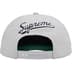 Supreme World Famous S Logo 6-Panel - Grey (front)