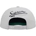 Supreme World Famous S Logo 6-Panel - Grey (front)