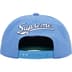 Supreme World Famous S Logo 6-Panel - Light Blue (front)