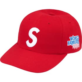 Supreme World Famous S Logo 6-Panel Red