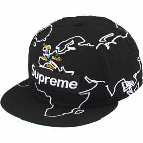 Supreme Worldwide Box Logo New Era Black
