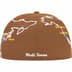 Supreme Worldwide Box Logo New Era - Brown (front)