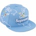 Supreme Worldwide Box Logo New Era - Light Blue (front)