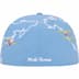 Supreme Worldwide Box Logo New Era - Light Blue (front)