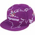 Supreme Worldwide Box Logo New Era - Purple (front)