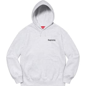 Supreme Worldwide Hooded Sweatshirt Ash Grey