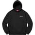 Supreme Worldwide Hooded Sweatshirt - Black (front)