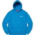 Supreme Worldwide Hooded Sweatshirt - Blue (front)