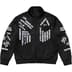 Supreme Worldwide Tricot Track Jacket - Black (front)