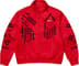 Supreme Worldwide Tricot Track Jacket - Red (front)