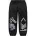 Supreme Worldwide Tricot Track Pant - Black (front)
