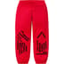 Supreme Worldwide Tricot Track Pant - Red (front)