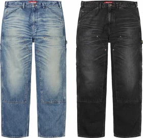 Supreme Worn Double Knee Denim Painter Jean
