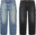 Supreme Worn Double Knee Denim Painter Jean - Product Image